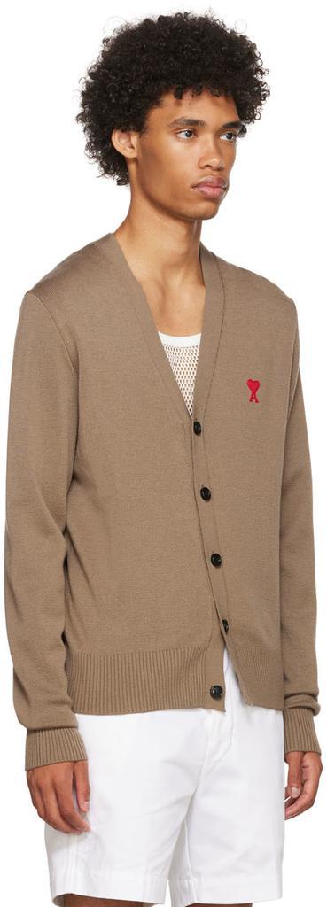 商品AMI|Brown Ami de Cœur Cardigan,价格¥2197,第4张图片详细描述