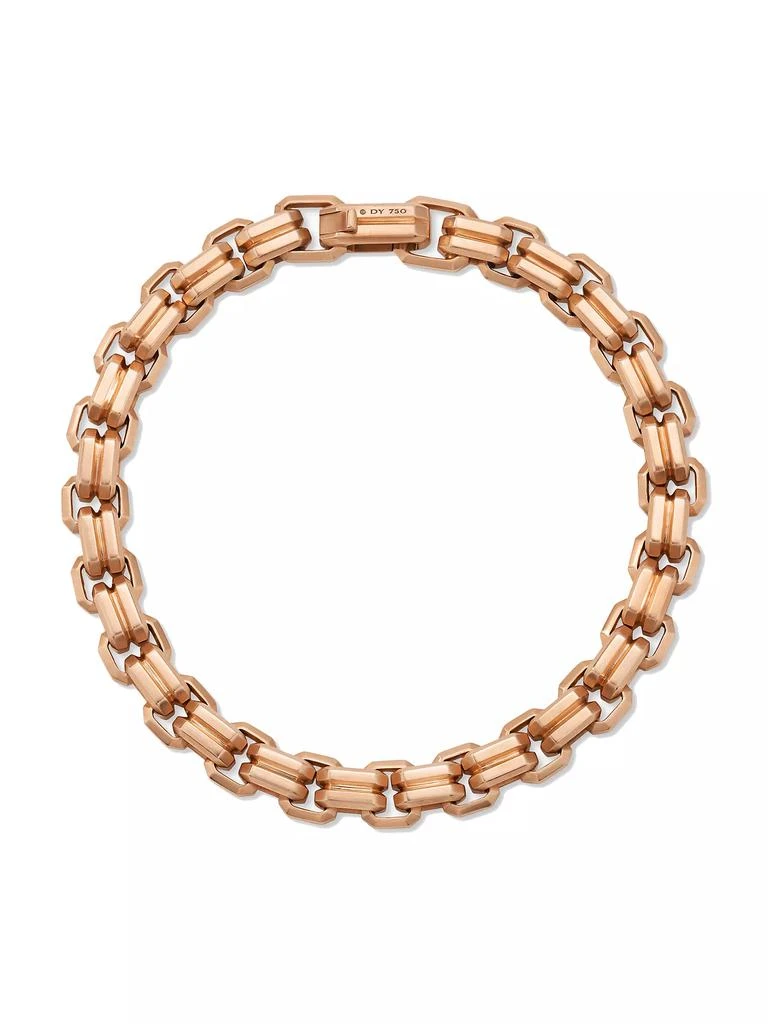 商品David Yurman|Streamline Double Heirloom Link Bracelet in 18K Rose Gold, 8MM,价格¥66680,第3张图片详细描述