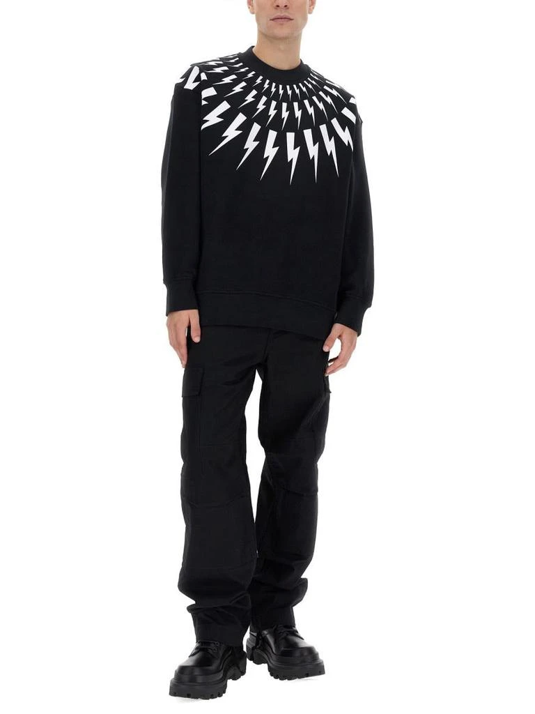 商品Neil Barrett|NEIL BARRETT SWEATSHIRT WITH LOGO,价格¥2310,第2张图片详细描述