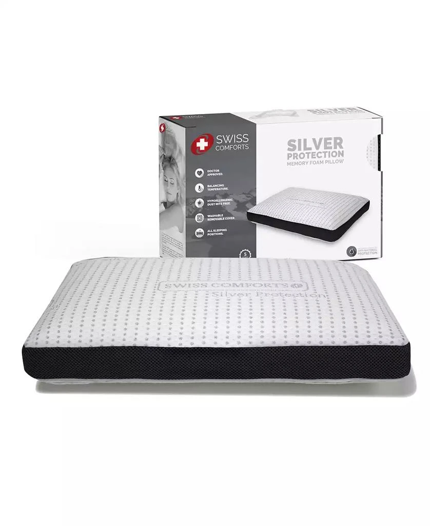 商品Swiss Comforts|Silver Memory Foam Pillow,价格¥1355,第2张图片详细描述