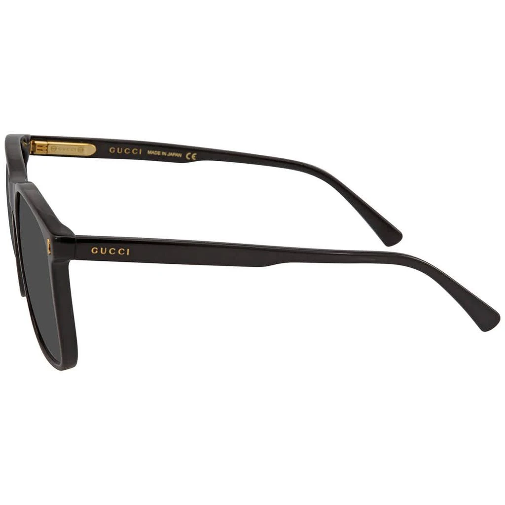 商品Gucci|Grey Rectangular Men's Sunglasses GG1041S 001 57,价格¥1684,第3张图片详细描述