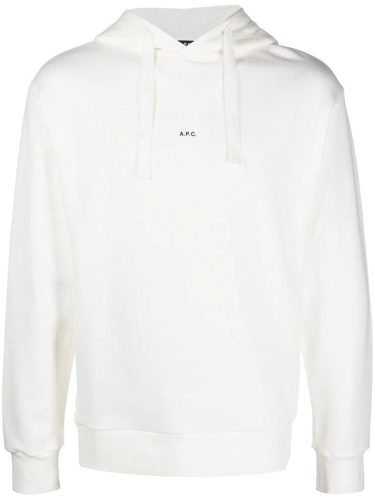商品A.P.C.|A.P.C. White Cotton Hoodie,价格¥1215,第1张图片
