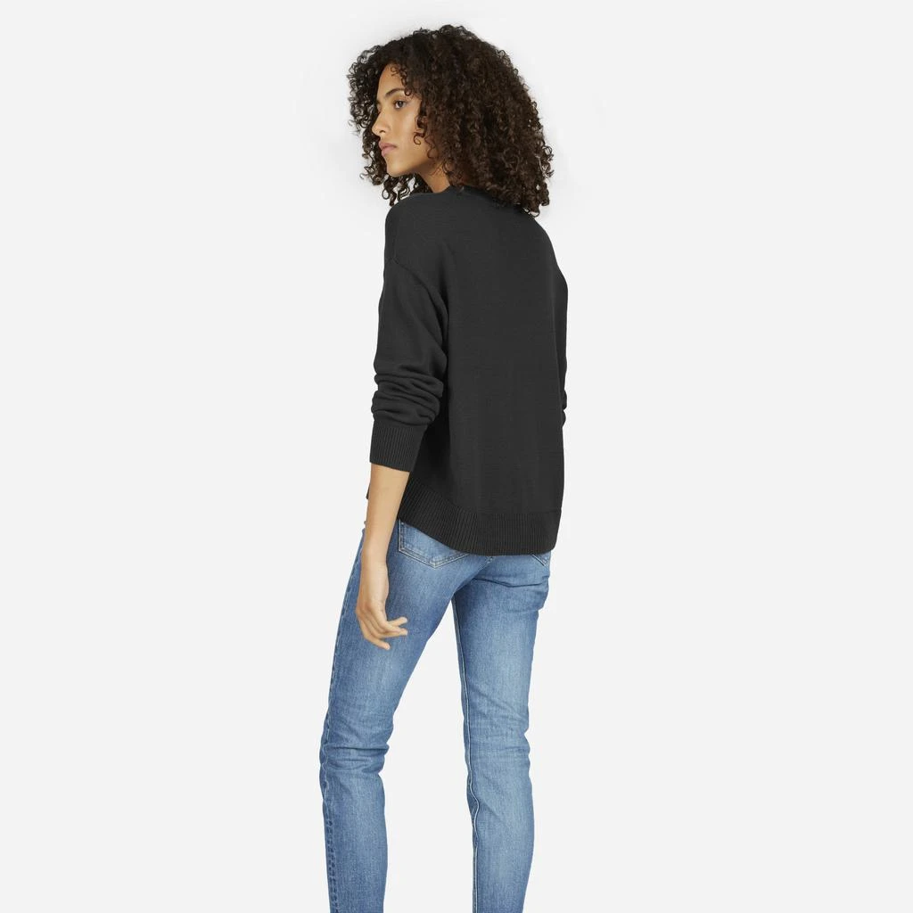 商品Everlane|纯棉长袖圆领毛衣,价格¥369,第4张图片详细描述