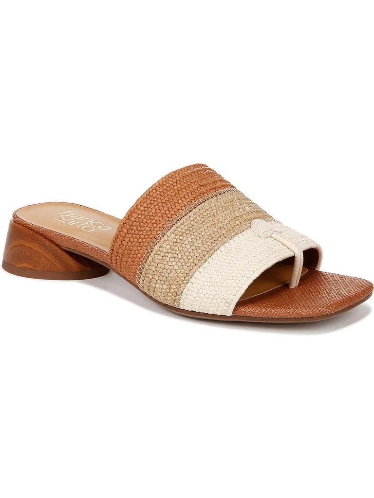 商品Franco Sarto|Loran 4 Womens Padded Insole Mule Sandals,价格¥270,第1张图片详细描述