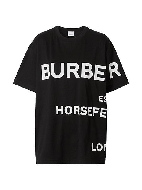 商品Burberry|Harlford Logo Boxy T-Shirt,价格¥3560,第1张图片