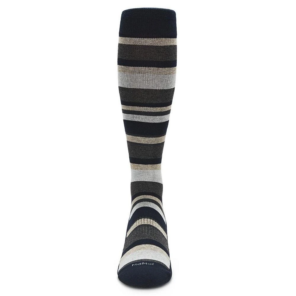 商品Memoi|Multi Striped Cotton Compression Socks,价格¥133,第2张图片详细描述