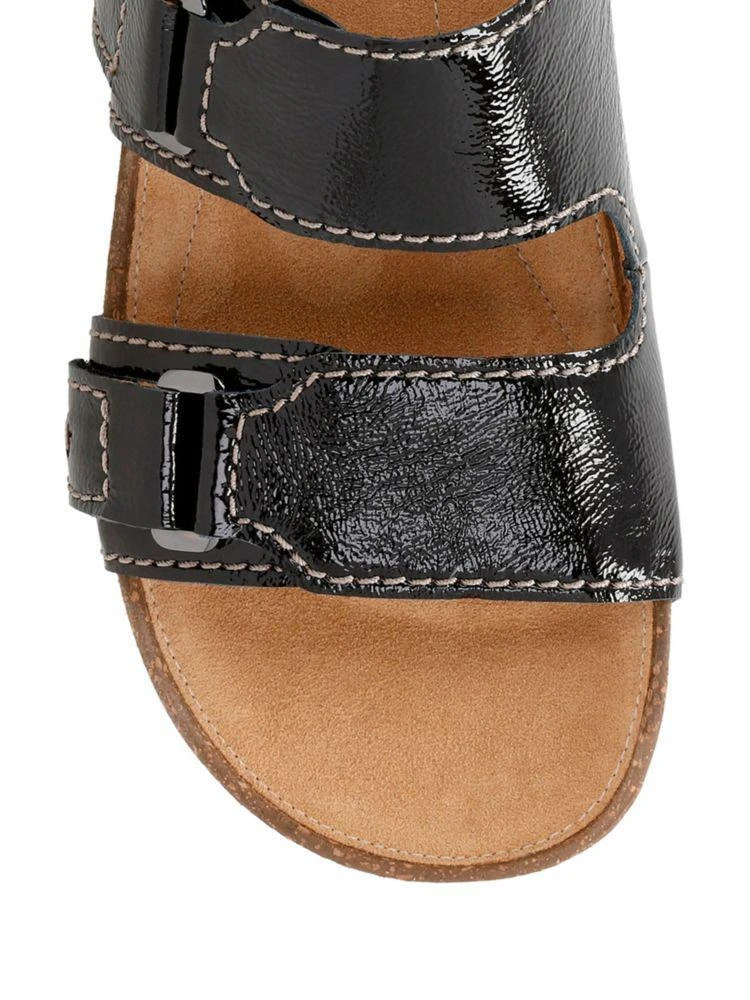 商品Clarks|Rosilla Tilton Double Strap Leather Sandals,价格¥339,第4张图片详细描述