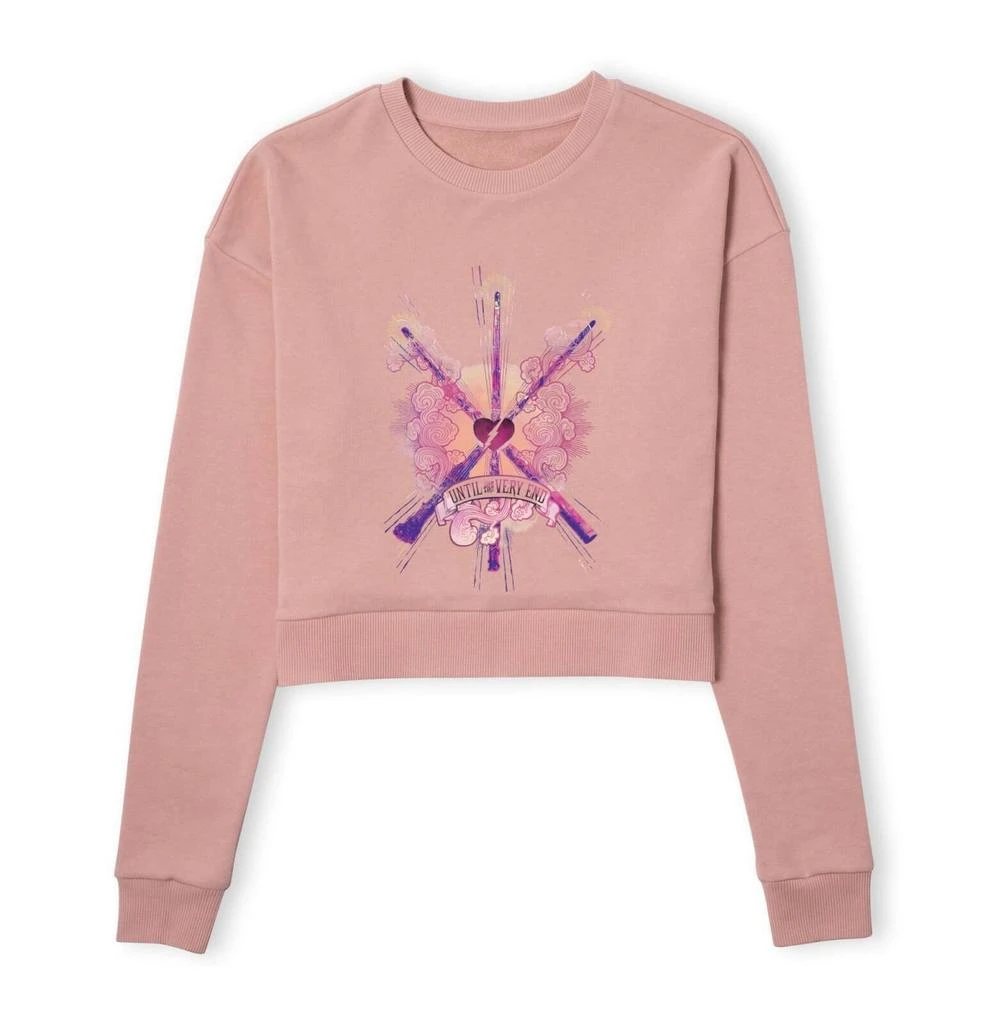 商品Harry Potter|Harry Potter Until The Very End Women's Cropped Sweatshirt - Dusty Pink,价格¥298,第1张图片