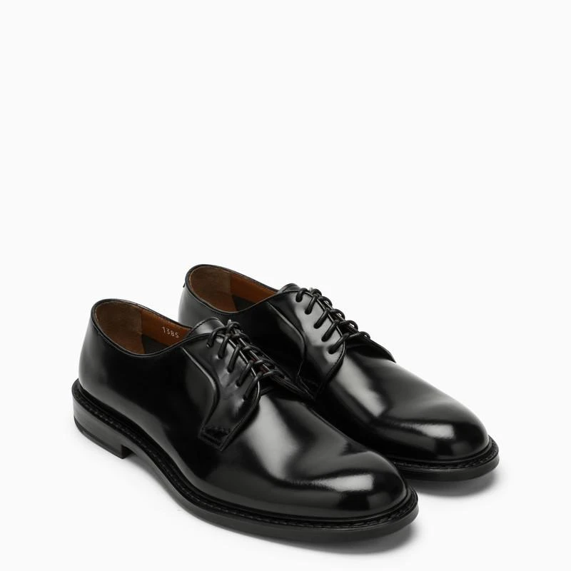 商品DOUCAL'S|Low black leather lace-up,价格¥1235,第2张图片详细描述