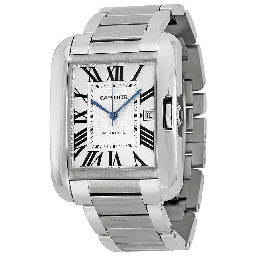 商品[二手商品] Cartier|Pre-owned Cartier Tank Anglaise Silver Dial Men's Watch W5310008,价格¥36744,第1张图片