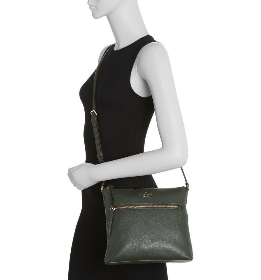 商品Kate Spade|jackson top zip leather crossbody bag,价格¥929,第4张图片详细描述