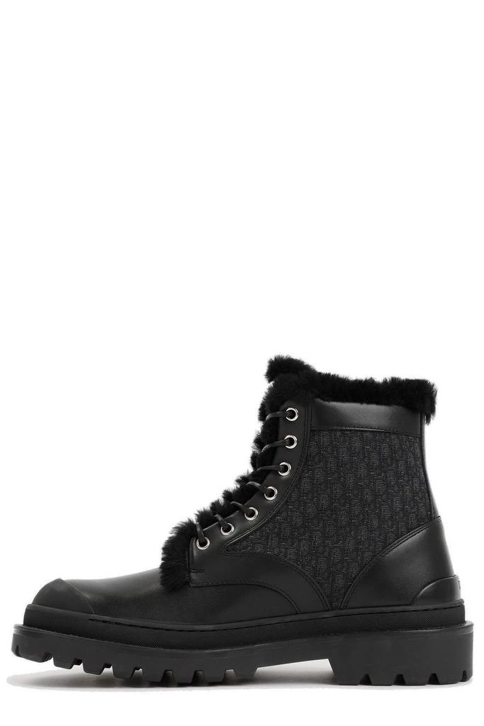 商品Dior|Dior Monogram Lace-Up Ankle Boots,价格¥10656,第2张图片详细描述