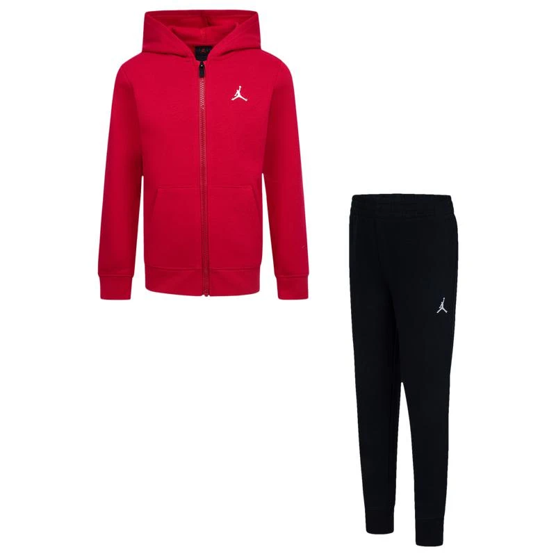 商品Jordan|Jordan Brooklyn Fleece Full-Zip Hoodie Set - Boys' Preschool,价格¥431,第1张图片