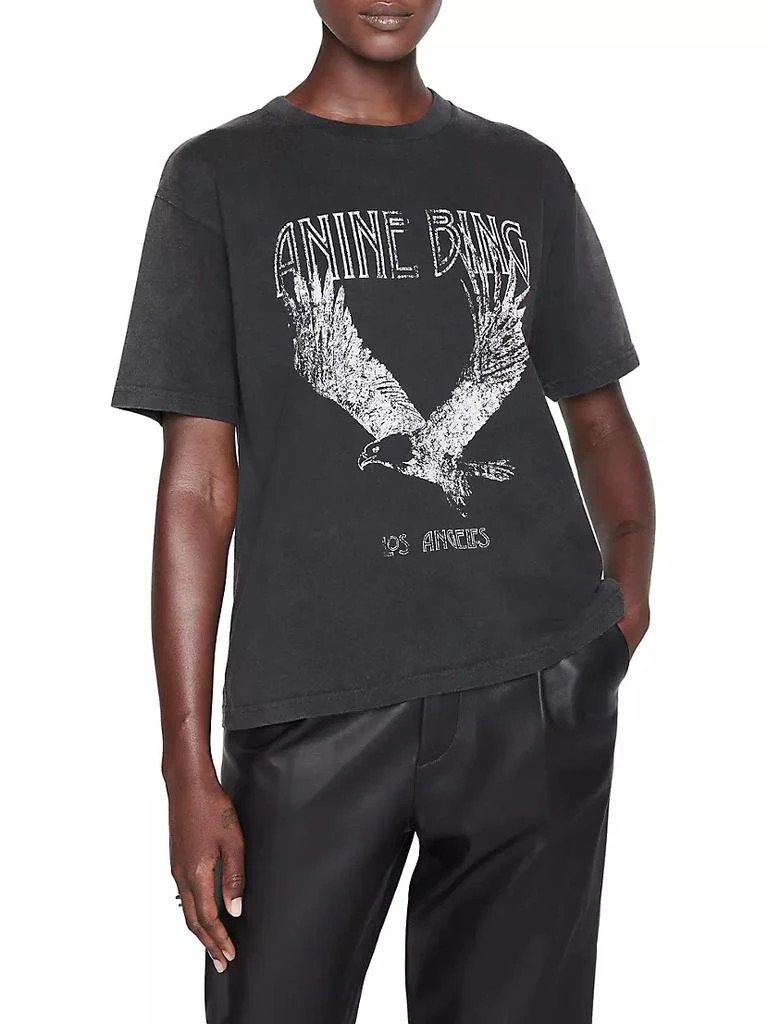 商品ANINE BING|Lili Eagle T-Shirt,价格¥755,第3张图片详细描述