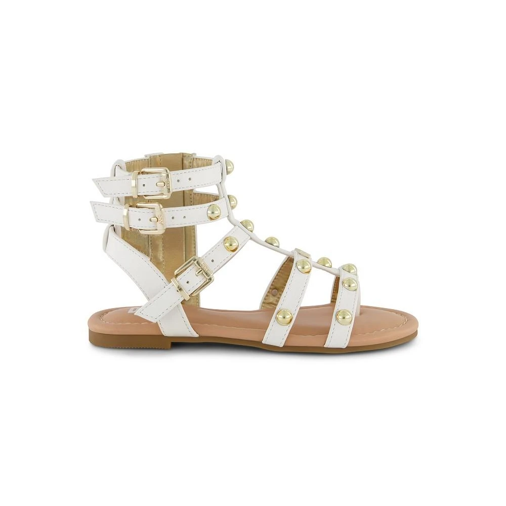 商品DKNY|Little Girls Gladiator Open Toe Sandals,价格¥268,第2张图片详细描述