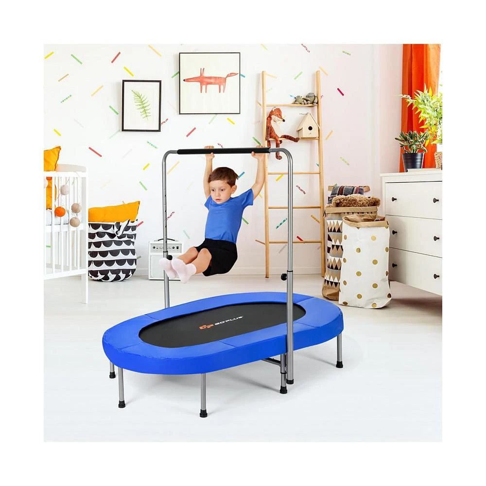 商品Costway|Foldable Trampoline Double Mini Kids Fitness Rebounder,价格¥770,第2张图片详细描述