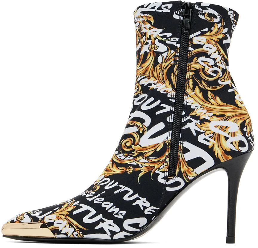 商品Versace|Black Brush Couture Scarlett Boots,价格¥606,第3张图片详细描述