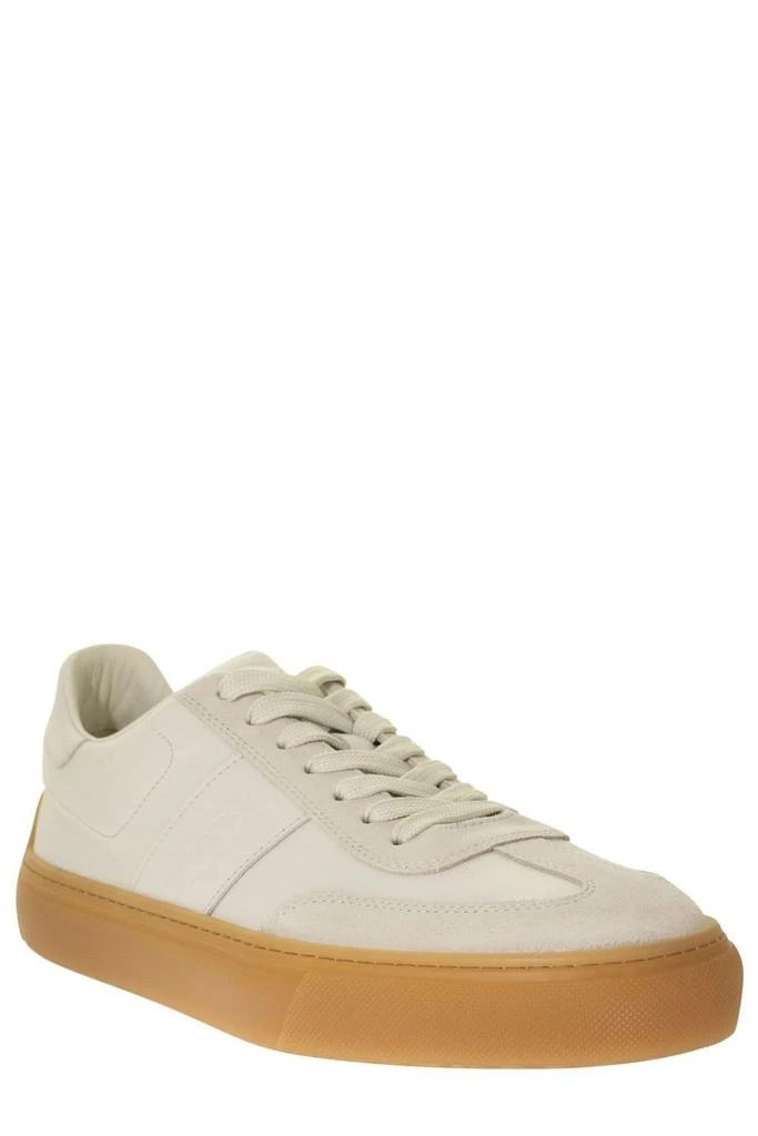 商品Tod's|Tod's Round Toe Lace-Up Sneakers,价格¥2691,第2张图片详细描述