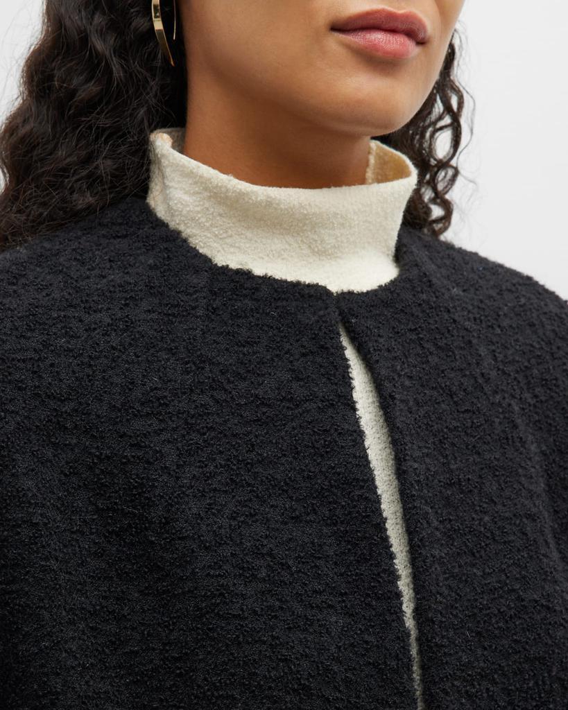 商品Totême|Raw-Edge Wool Boucle Cape,价格¥4114,第7张图片详细描述