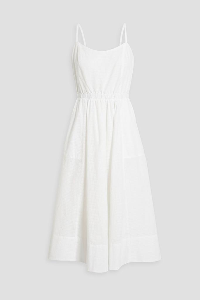 商品IRIS & INK|Eve gathered cotton midi dress,价格¥2584,第1张图片