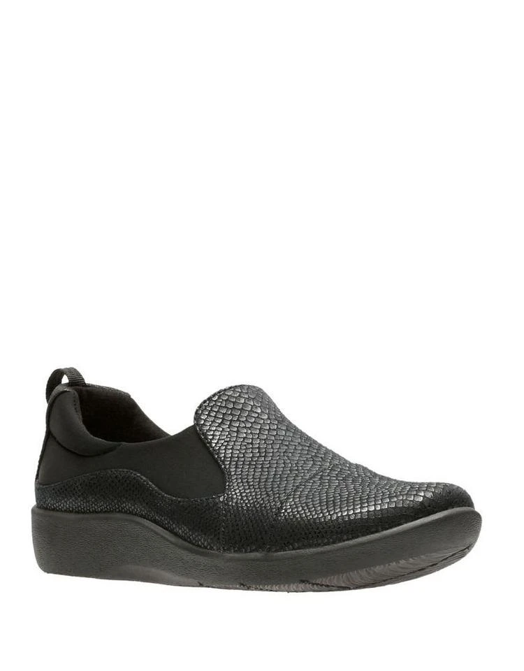 商品Clarks|Silla Faux Leather Walking Shoe,价格¥524,第1张图片