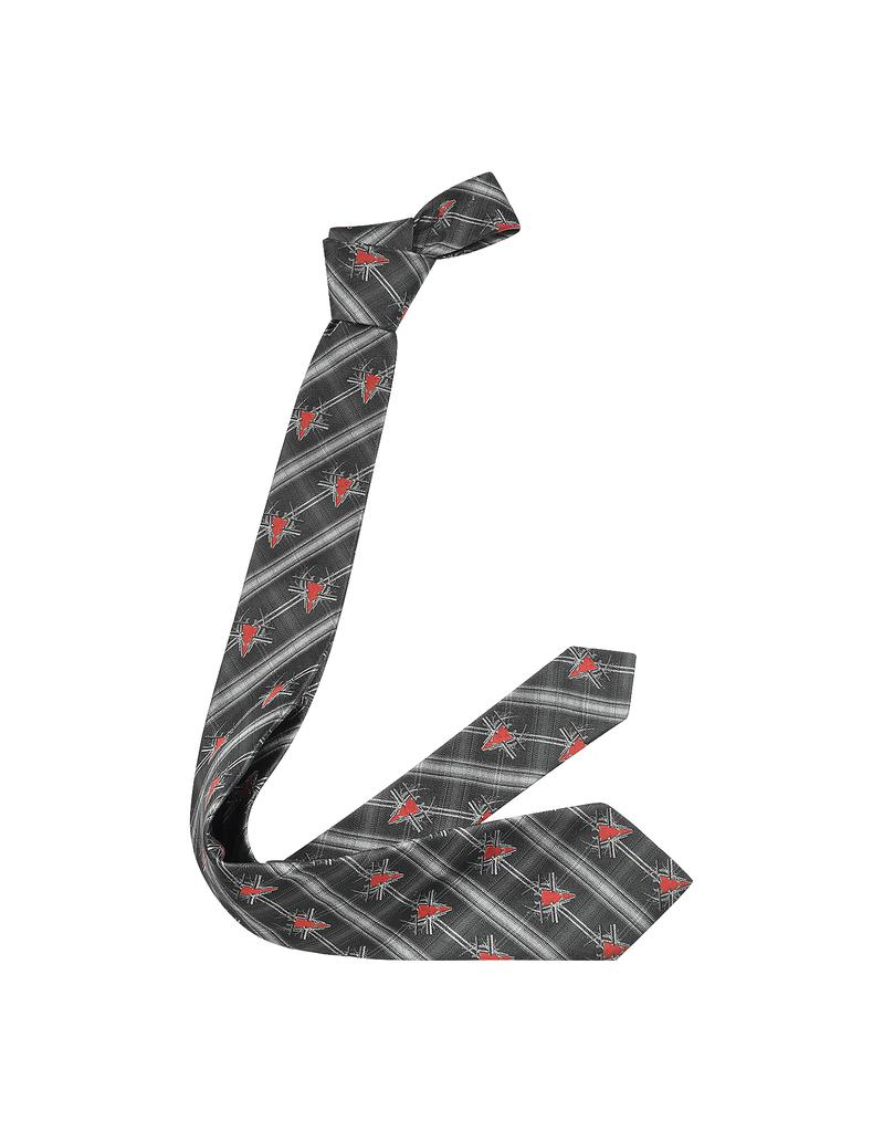 飞虫波峰织丝窄领带商品第2张图片规格展示