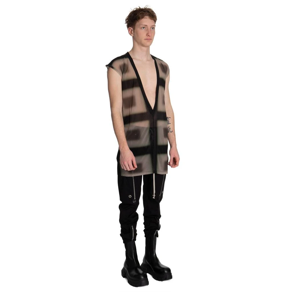 商品Rick Owens|Rick Owens Dylan T Tank Top (black Plaid),价格¥5835,第3张图片详细描述