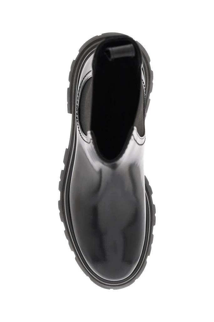 商品Alexander McQueen|shiny leather chelsea boots,价格¥1854,第2张图片详细描述