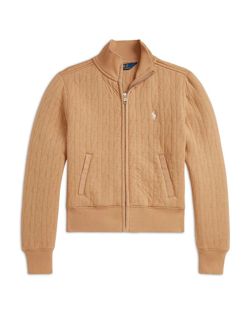 Girls' Quilted Cable Motif Jacket - Little Kid 商品