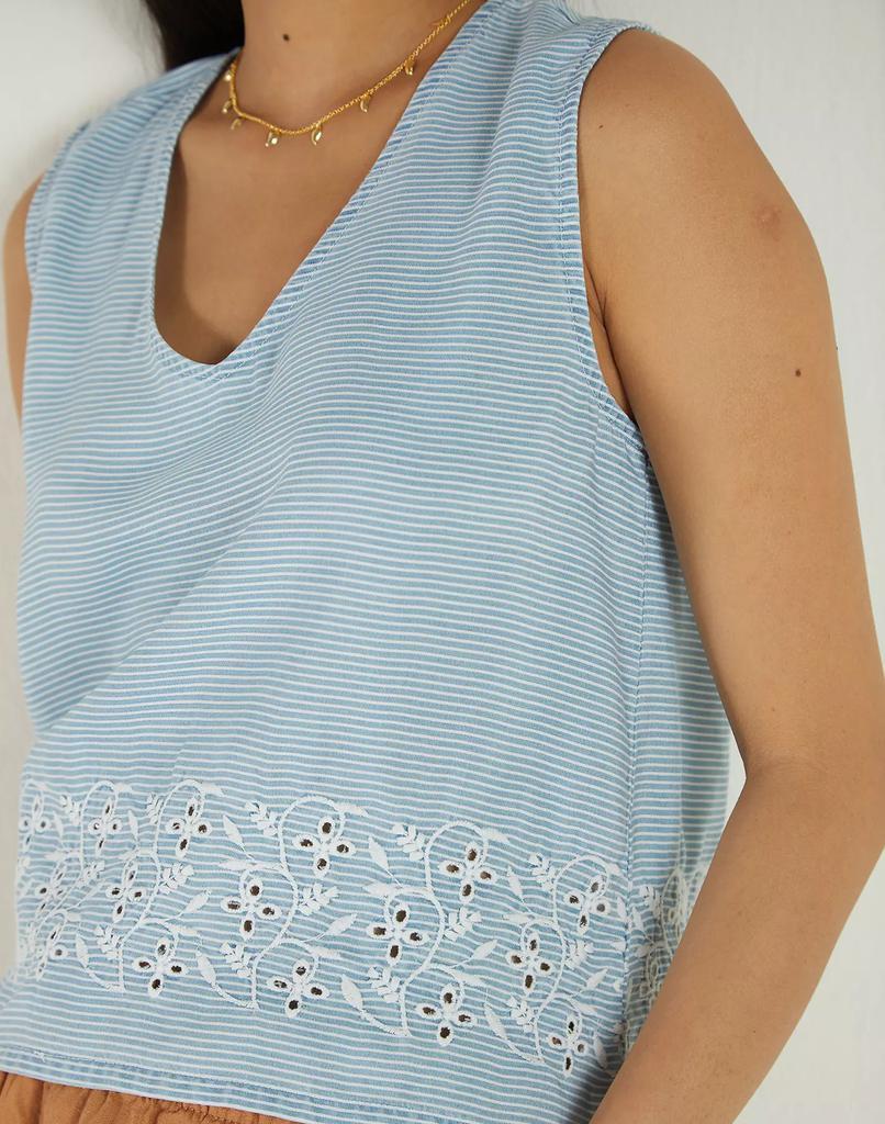 商品Madewell|Reistor Hello Summer top,价格¥489,第5张图片详细描述