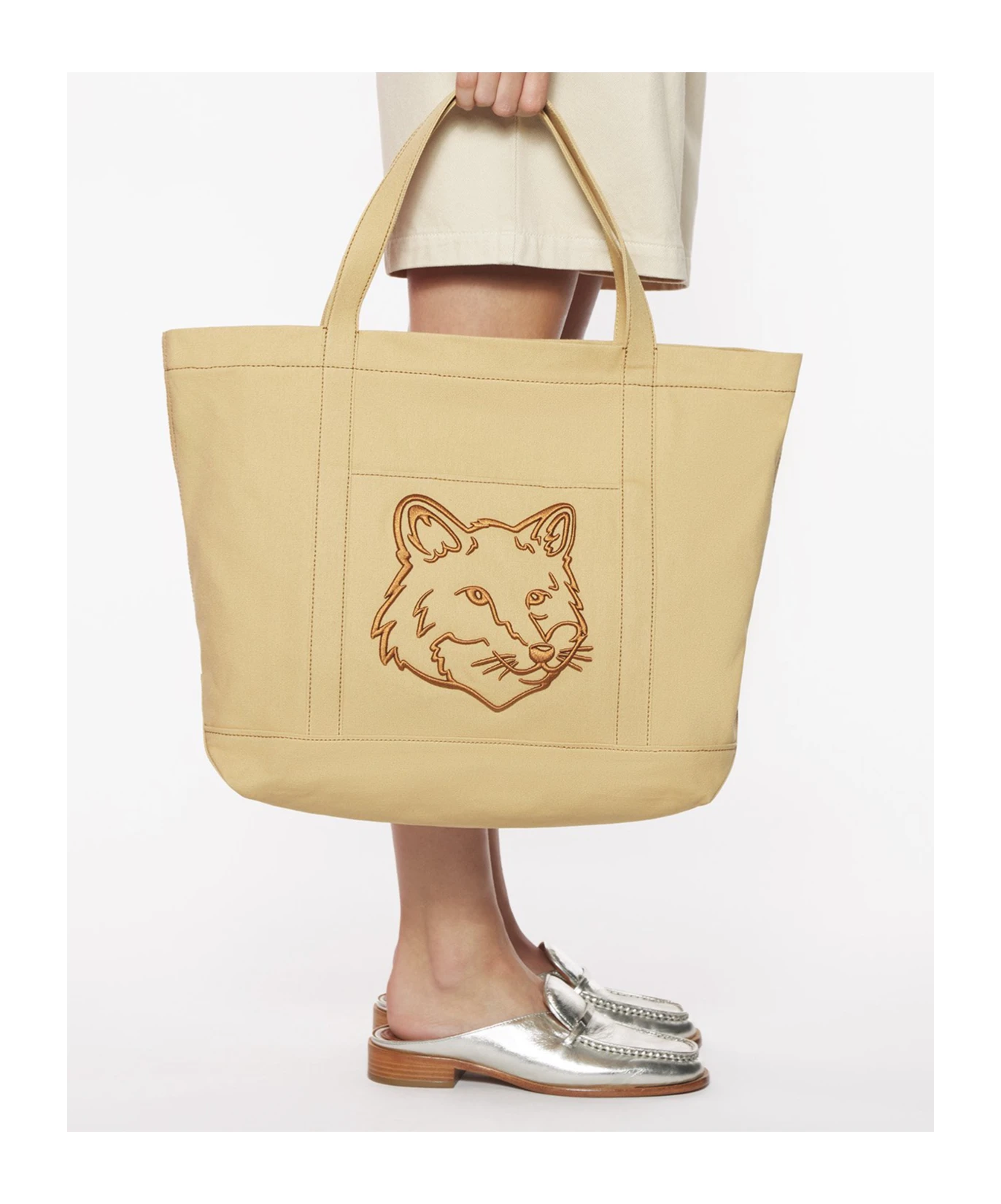 商品【商品预售7天】 Maison Kitsune|Maison Kitsune 男士手提包 LW05104WW01070102 花色,价格¥980,第5张图片详细描述