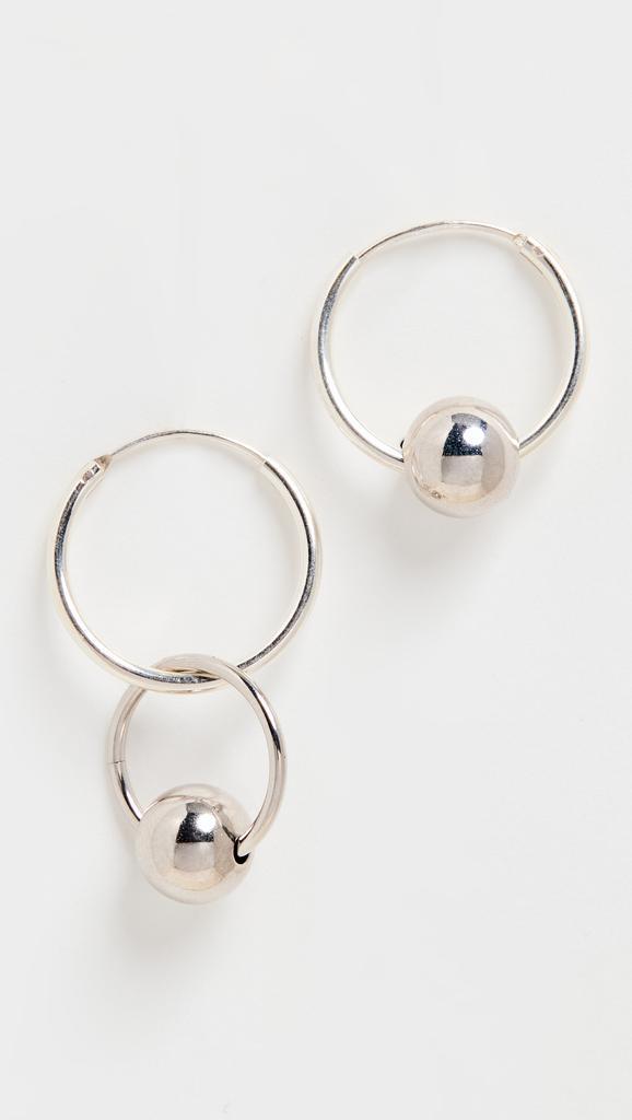 商品Justine Clenquet|Justine Clenquet Lana Hoops,价格¥437,第4张图片详细描述