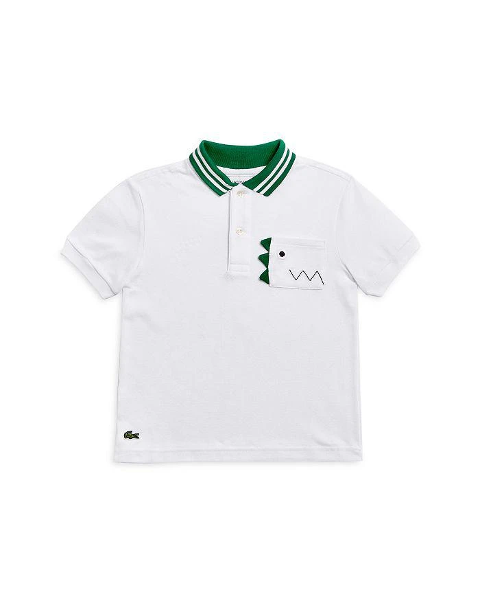 商品Lacoste|Boys' Alligator Face Polo Shirt - Little Kid, Big Kid,价格¥205,第1张图片