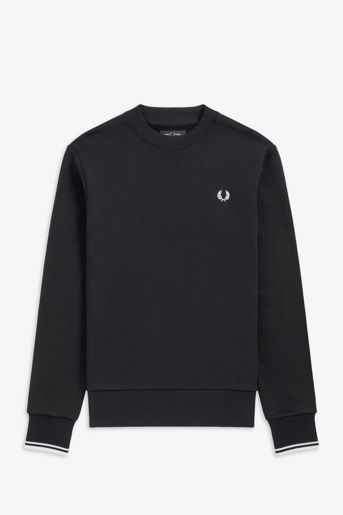 Fred Perry M7535 Crew Neck Sweatshirt - Navy商品第1张图片规格展示