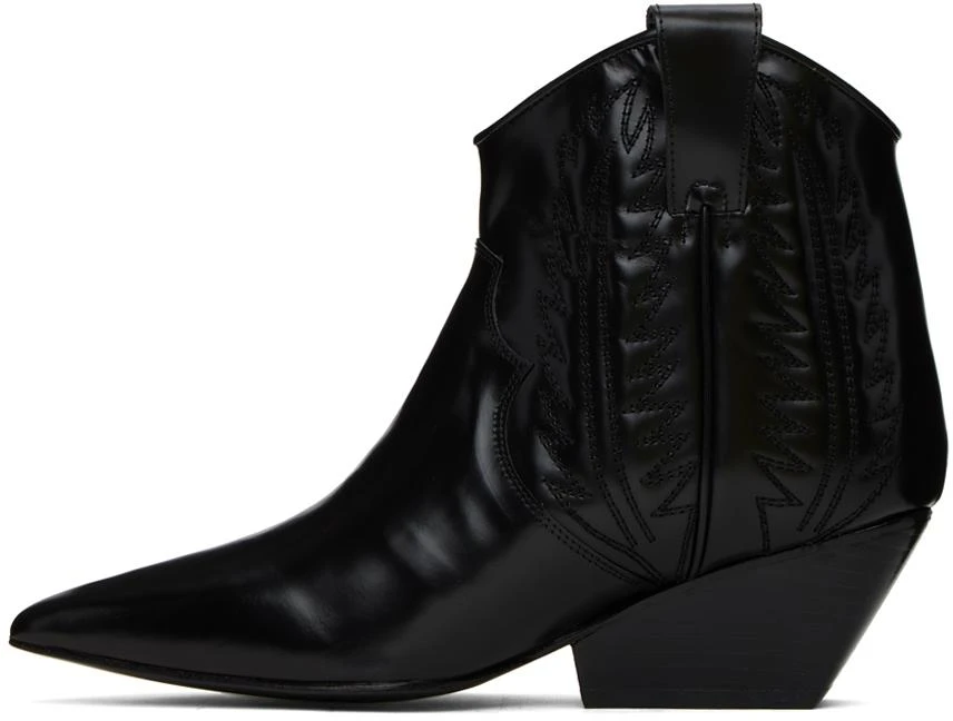 商品Toga Pulla|Black Polido Ankle Boots,价格¥2875,第3张图片详细描述
