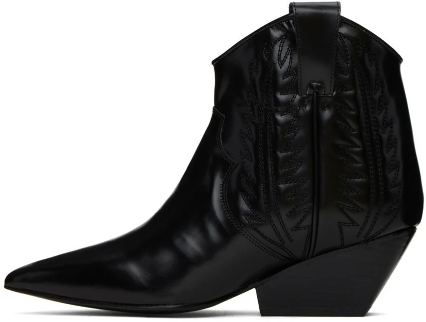 商品Toga Pulla|Black Polido Ankle Boots,价格¥1636,第3张图片详细描述