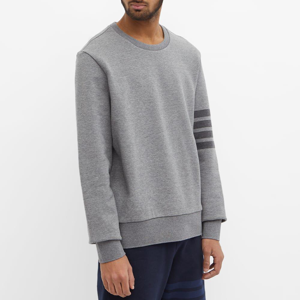 商品Thom Browne|Thom Browne 4 Bar Tonal Crew Sweat,价格¥4905,第5张图片详细描述