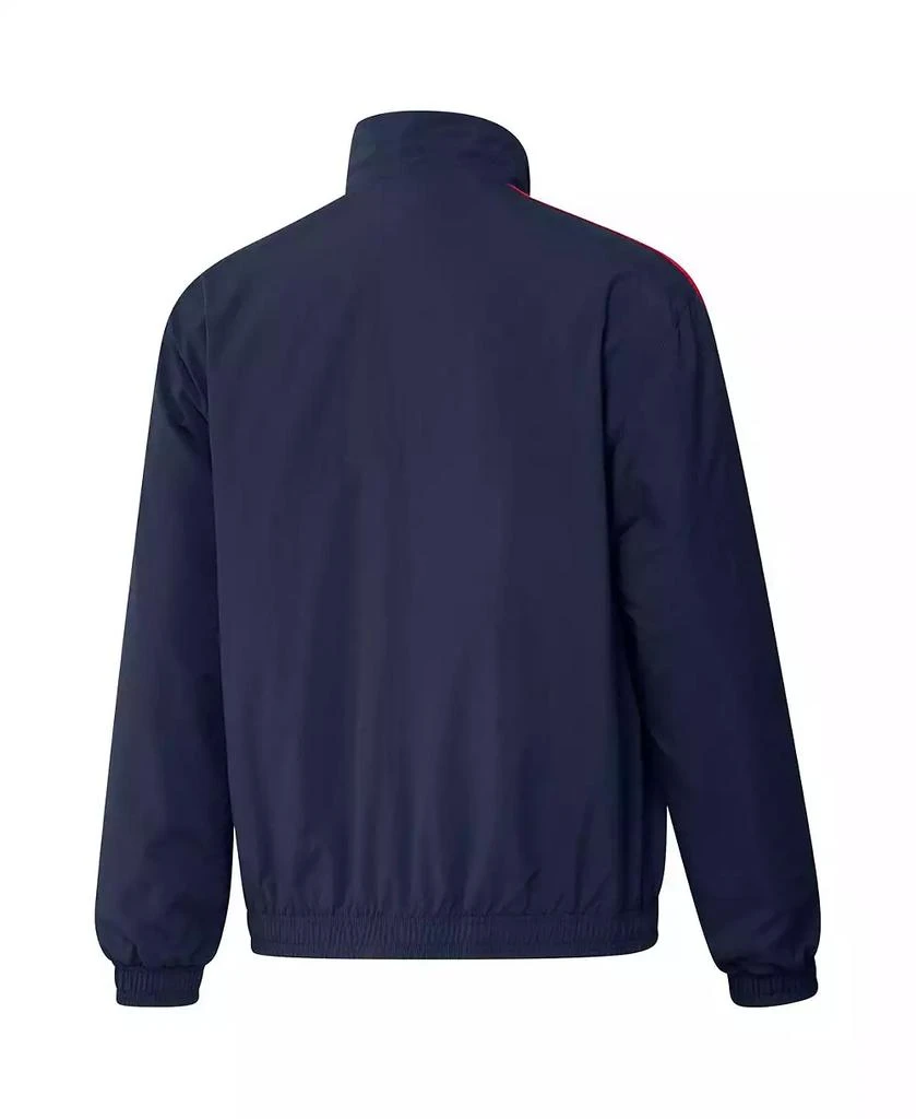 商品Adidas|Men's Navy and Red New England Revolution 2023 On-Field Anthem Full-Zip Reversible Team Jacket,价格¥631,第3张图片详细描述