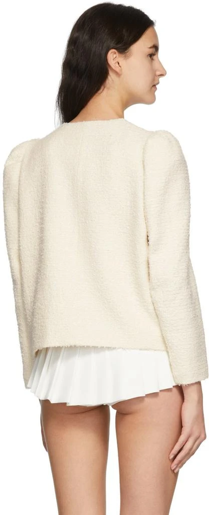 商品pushBUTTON|Off-White Tweed Jacket,价格¥2160,第3张图片详细描述
