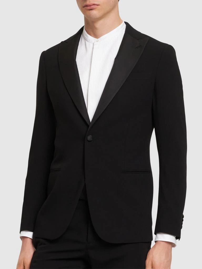 商品Giorgio Armani|Wool Crepe Single Breast Suit,价格¥12356,第2张图片详细描述