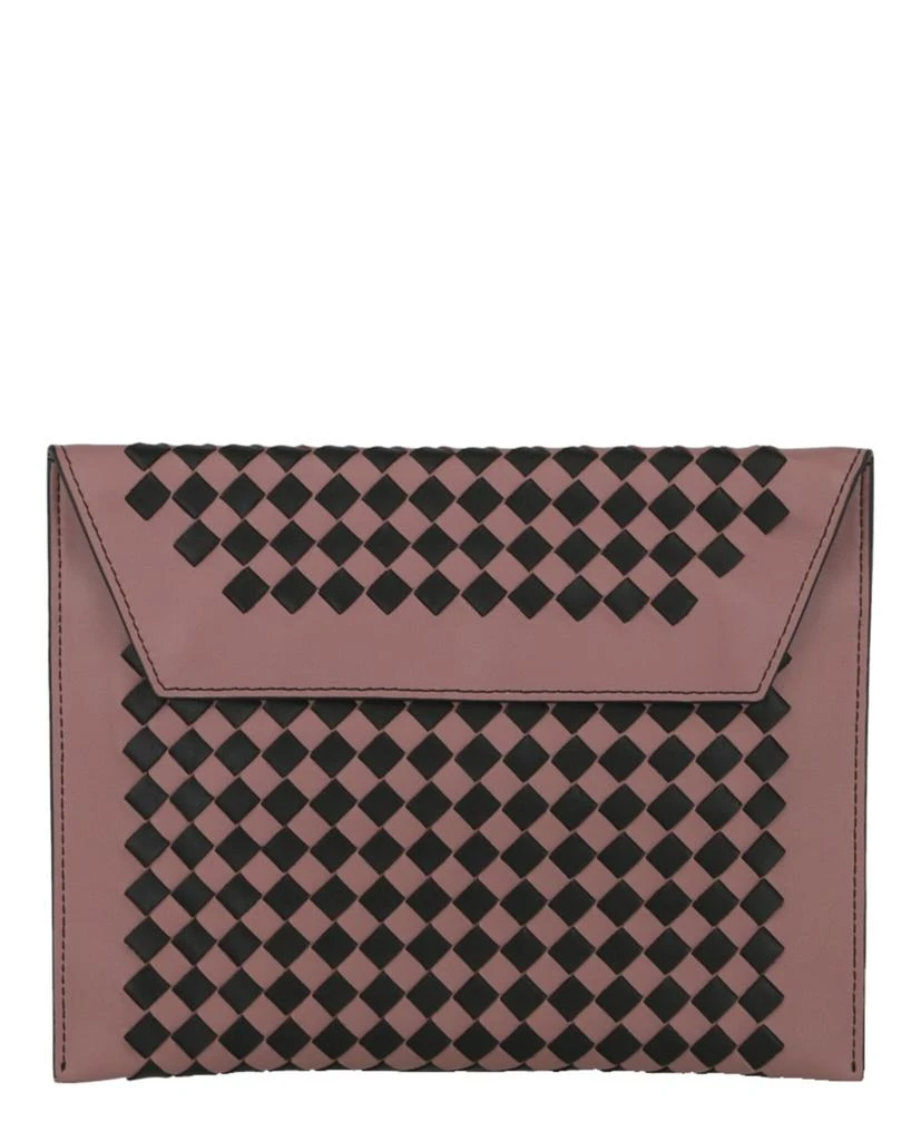 商品Bottega Veneta|Intrecciato Woven Leather Pouch Wallet,价格¥2622,第1张图片