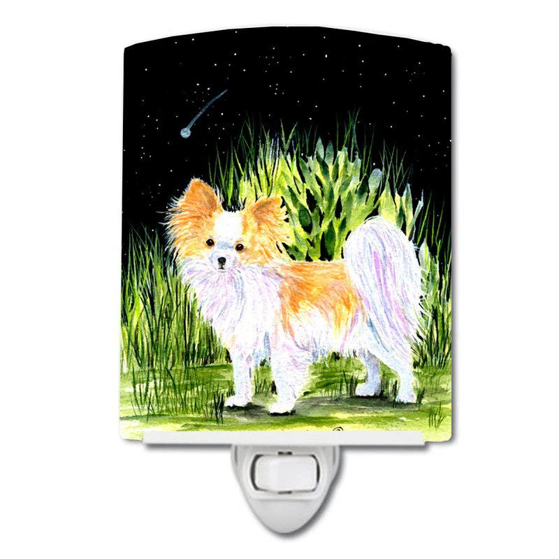 商品Caroline's Treasures|Starry Night Chihuahua Ceramic Night Light,价格¥204,第1张图片