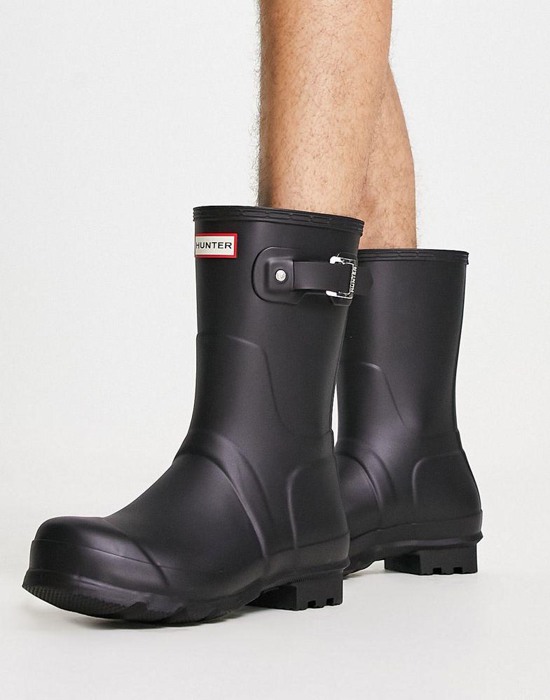 Hunter original short boots in black商品第1张图片规格展示