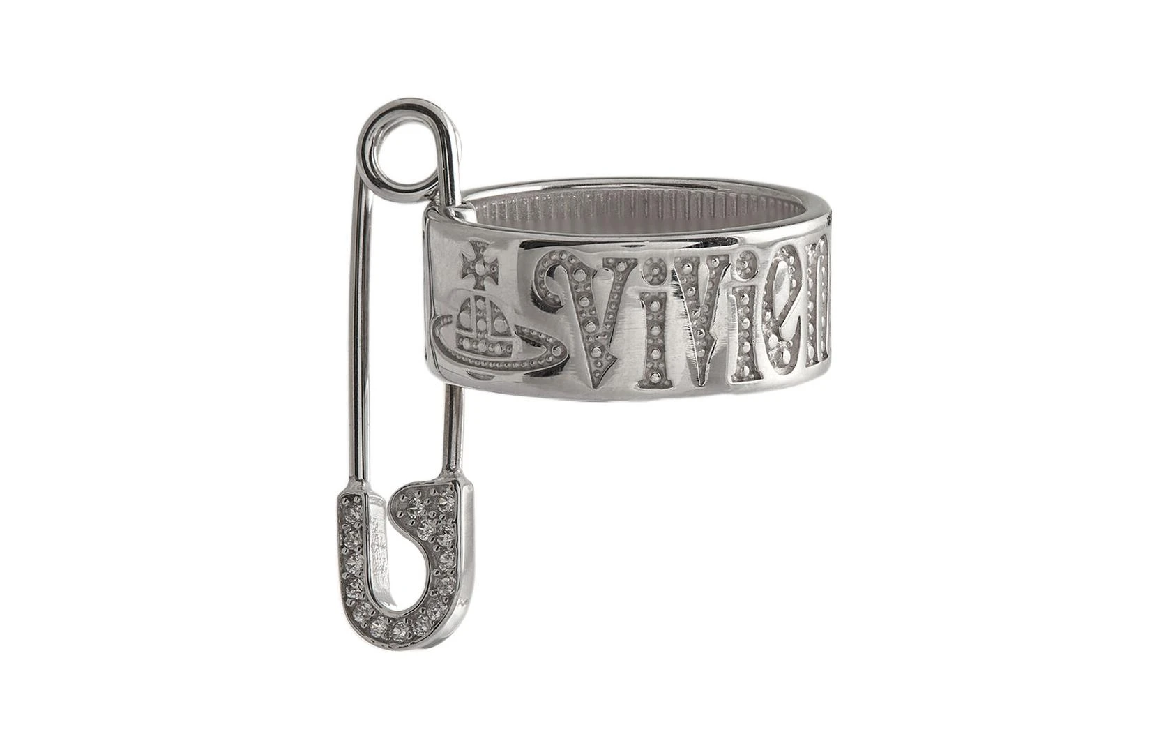 商品[国内直发] Vivienne Westwood|时尚个性回形针 戒指 女款,价格¥2717,第1张图片