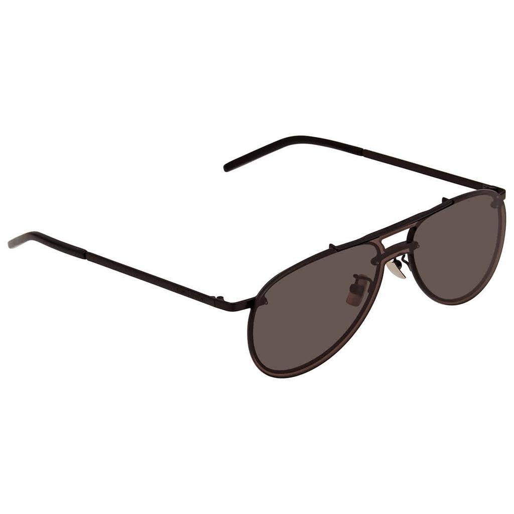 Saint Laurent Black Aviator Unisex Sunglasses SL 416 MASK-002 99商品第1张图片规格展示