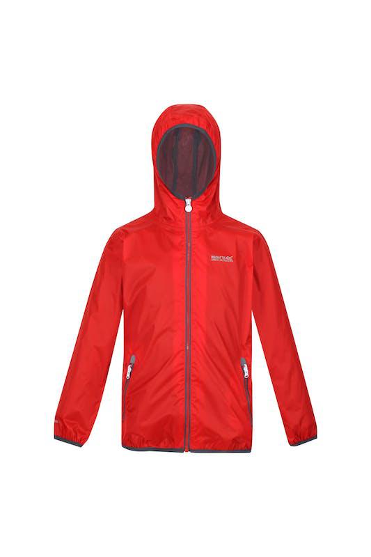 Regatta Great Outdoors Childrens/Kids Lever II Packaway Rain Jacket (Fiery Red)商品第1张图片规格展示