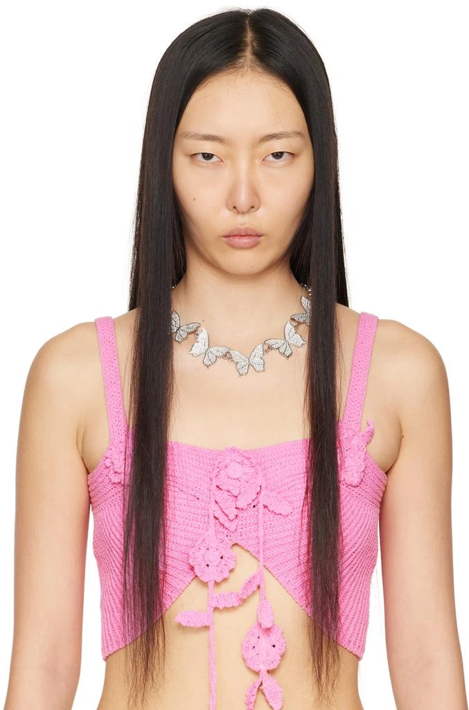 商品BLUMARINE|Silver Farfalla Choker,价格¥1448,第2张图片详细描述