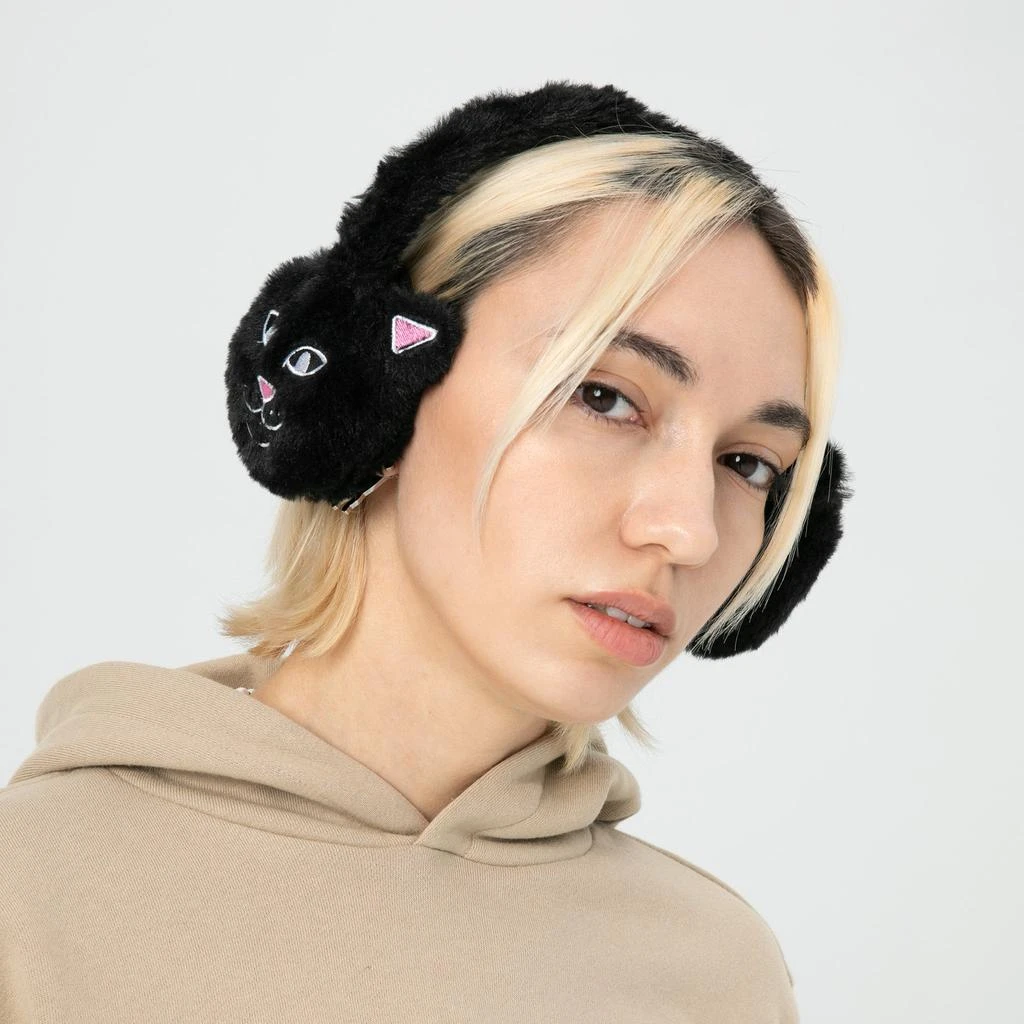 商品RIPNDIP|Lord Jermal Sherpa Earmuffs (Black),价格¥76,第2张图片详细描述