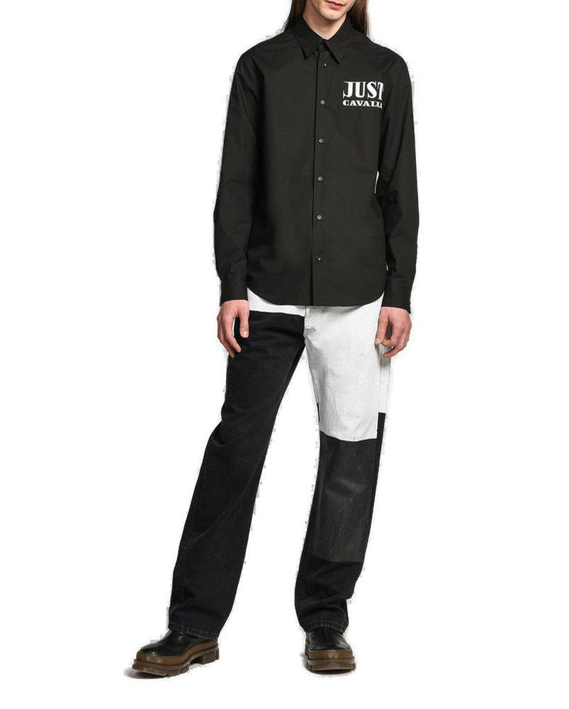 商品Just Cavalli|Just Cavalli Long-Sleeved Buttoned Shirt,价格¥1036,第1张图片