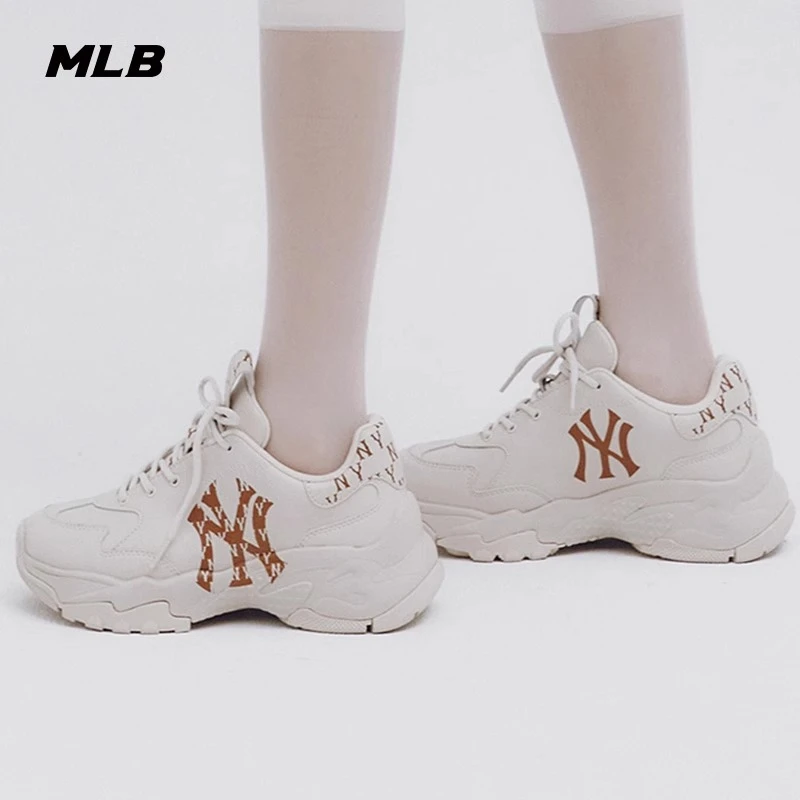 MLB|官方 男女情侣厚底休闲鞋时尚复古老花增高老爹鞋秋冬SHBMN 商品